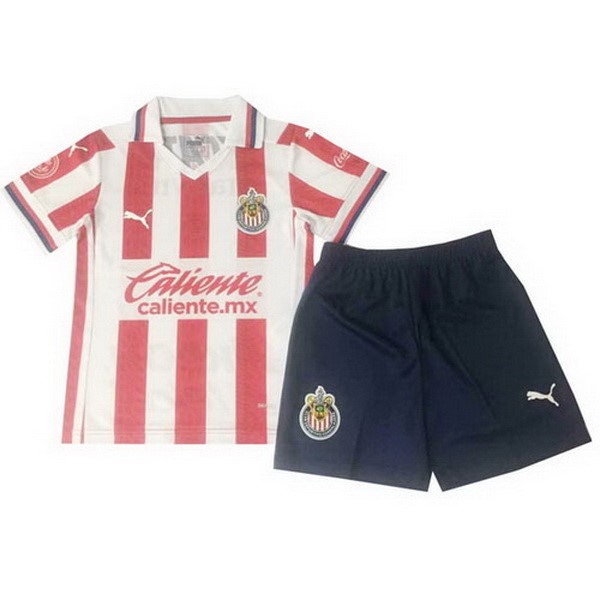 Camiseta CD Guadalajara Replica Primera Ropa Niños 2020/21 Rojo